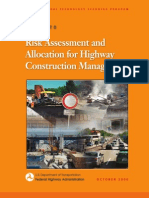 Risk Assessment and Allocation For Highway Construction Management