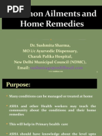 Common Home Remedies