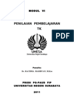 Penilaian Pembelajaran TK