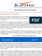 Sociology Text Books of Cbse Board