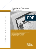 Measuring The Performance of E-Government