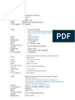 Bibliografia Radioquimica