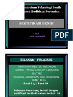 Sertifikasi Benih