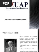 COGNITIVISMO-John Robert Anderson y Albert Bandura