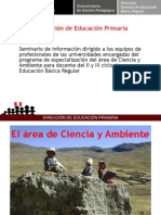 Enfoque Del Área Ciencia y Ambiente