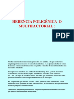 Herencia Poligenica o Multi Factorial