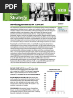 SEB Report: New FX Scorecard Sees Swedish Currency Strengthening