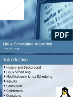 Linux Scheduling