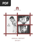 Aarth Astha's Annual Report 2010-11