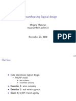 Data Warehousing Logical Design