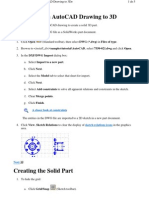 Converting An Autocad Drawing To 3D: A Closer Look at Constraints