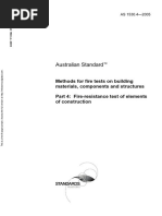 As 1530.4-2005 Methods For Fire Tests On Building Materials Components and Structures Fire-Resistance Test of