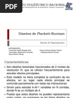 Disenos de Plackett-Burman