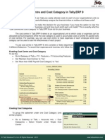 Cost Centre and Cost Category - Tally Sales - Tally Customization - Tally Customisation