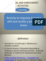 Remedial and Enrichment Activities Topic 8