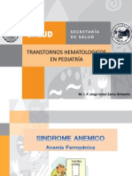 Transtornos Hematologicos en Pediatría