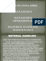 Material Handling Dan Maintenance