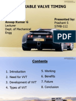 Variable Valve Timing