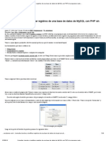 Consultar, Insertar y Modificar Registros de Una Base de Datos de MySQL Con PHP Sin Programar Nada Cyberexplorador's Blog