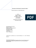 Secuencias Conductuales en La Efectividad de La Gestión Del Conflicto