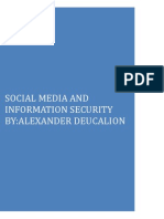 Social Media and Information Security