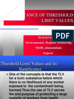 Significance of Threshold Limit Values