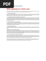 Home Loan Interest Rates