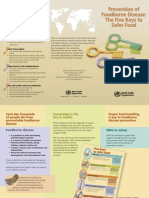 Prevention of Foodborne Disease: The Five Keys To Safer Food