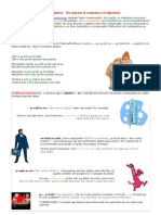 Os Graus de Comparação Dos Adjetivos