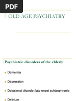 Old Age Psychiatry Lecture