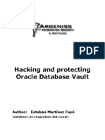 WP-Hacking and Protecting Oracle Database Vault