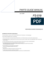 Parts Guide Manual: FS-519 A0Da