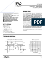 S Feature D Escriptio: LTC1255 Dual 24V High-Side MOSFET Driver