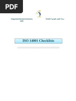 ISO14001 Check List