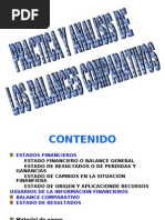 Balance Comparativo y Estado de Cambios en La Situación Financiera