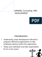 Career Planning, Counseling and Development