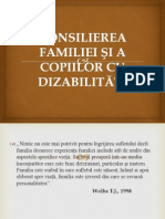 Cosilierea Familiei Si A Copilului Cu Dizabilitati