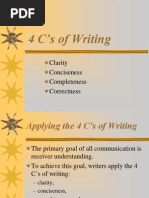 Four Cs of Writing