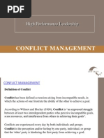 Conflict Management