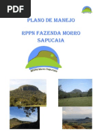 Plano de Manejo RPPN Fazenda Morro Sapucaia