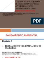 Tratamiento y Eliminacion de Excretas