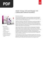 Adobe® Incopy® Cs5 and Indesign® Cs5 Collaborative Editorial Workflow