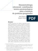 Etnometodologia e Multireferencialidade