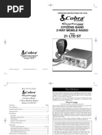 21 LTD ST: Citizens Band 2-Way Mobile Radio