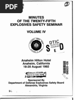 Explosives Sazfety Seminar 1992 AD A261116