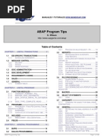 ABAP Program Tips by Mundosap