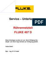 FLUKE 407D Service Manual