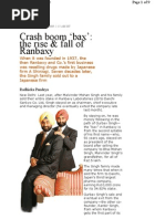 Crash Boom Bax': The Rise & Fall of Ranbaxy: Print