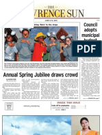 Council Adopts Municipal Budget: Annual Spring Jubilee Draws Crowd