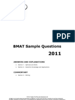 Bmat Answer Book 0